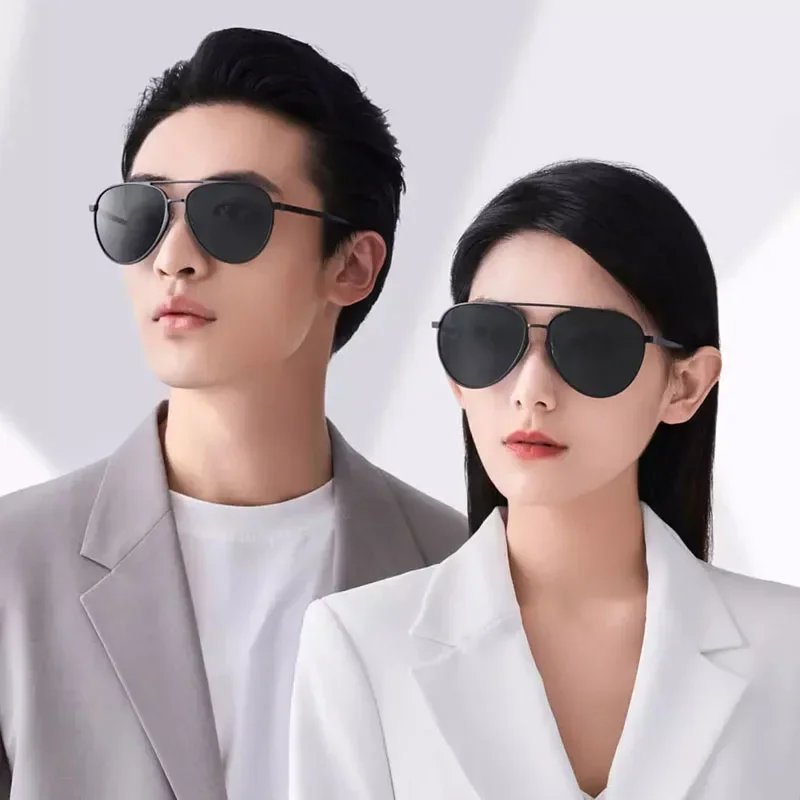 Original Xiaomi Mijia Luke Sunglass For Drive Outdoor Travel Man Woman UV400 Anti-polarization Eye Protection Pilot Sun Glasses