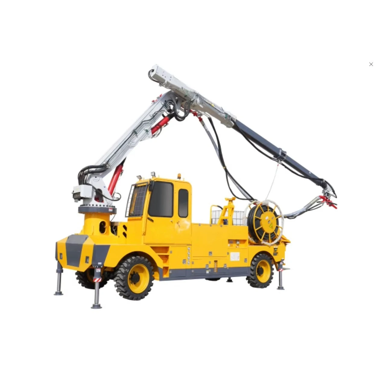 Good Quality 30cbm/h HPS30V Cement Wet Shotcrete Concrete Spraying Machine Mortar Spray Machines with Powerful Engine for Sale