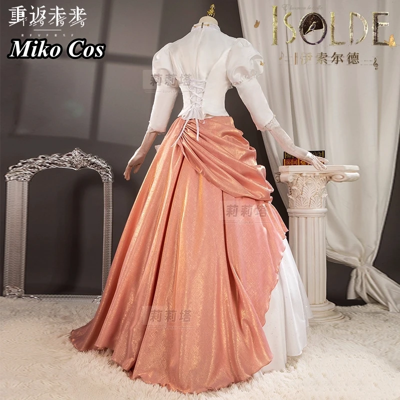 Isolde Cosplay Costume Game Reverse:1999 Anime Women Sweet  Dress Hat Isolde Role Play Clothing Halloween Party Suit 2025 New view 2