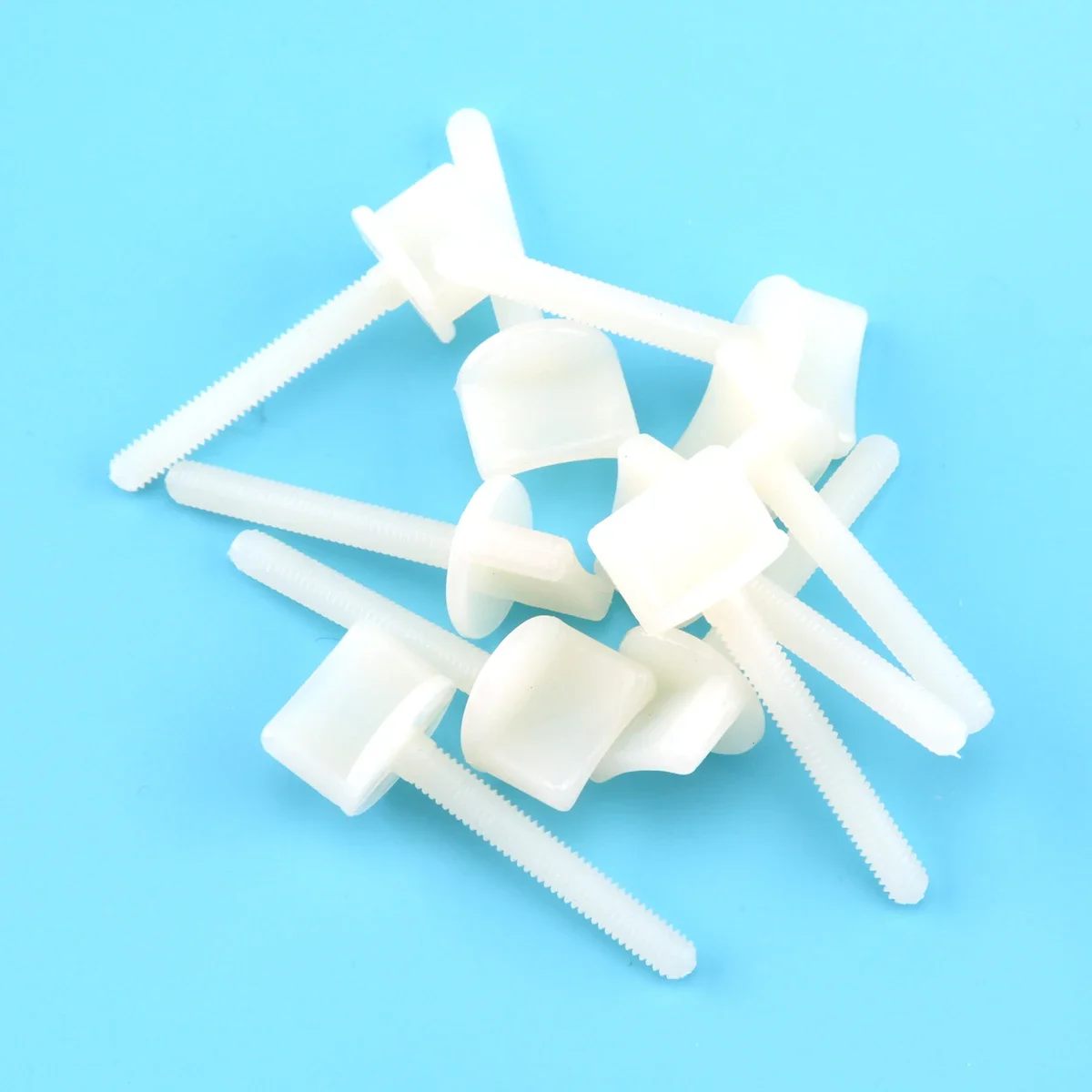 10pcs/lot Nylon Plastic Bolt Hand Thumb Screw Dia 5MM 6MM For RC Airplane Flight Model