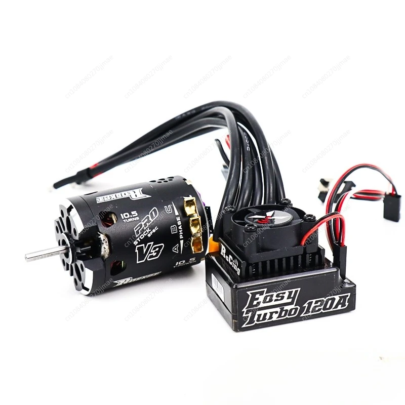 

For XRC ET120S Sensory Brushless ESC + ROCKET V3 Motor Set 120A 1/10 Car Drive