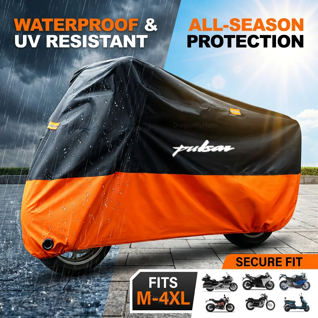 

For Bajaj Pulsar 200 NS/200 RS/200 AS 200RS 200NS 200AS Motorcycle Cover Thick 210D Waterproof Outdoor Uv Protective Dust Rain