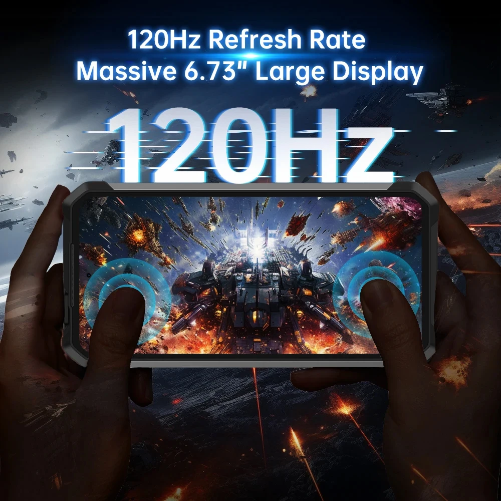 Unihertz 8849 SHARK 3 by 8849 5G Smartphone Android 14 Dimensity 8300 3K AMOLED Screen 32GB 512GB 11600mAh 120W 64MP Cellphone