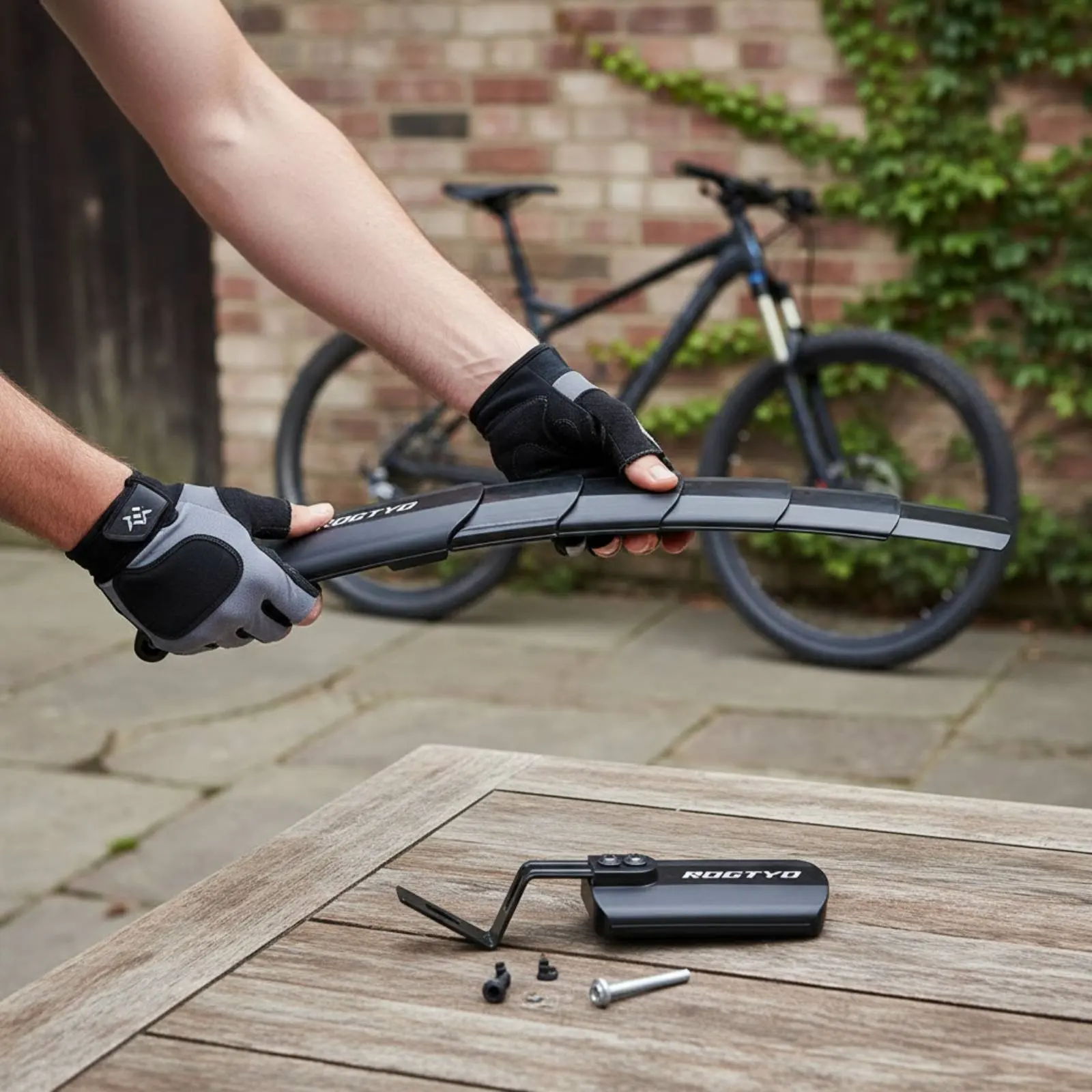 Retractable Bike Mudguard Foldable Telescopic Bike Mud Guard Adjustable Cycle Mudguard Set Long-Lasting Quick Release Mudguard