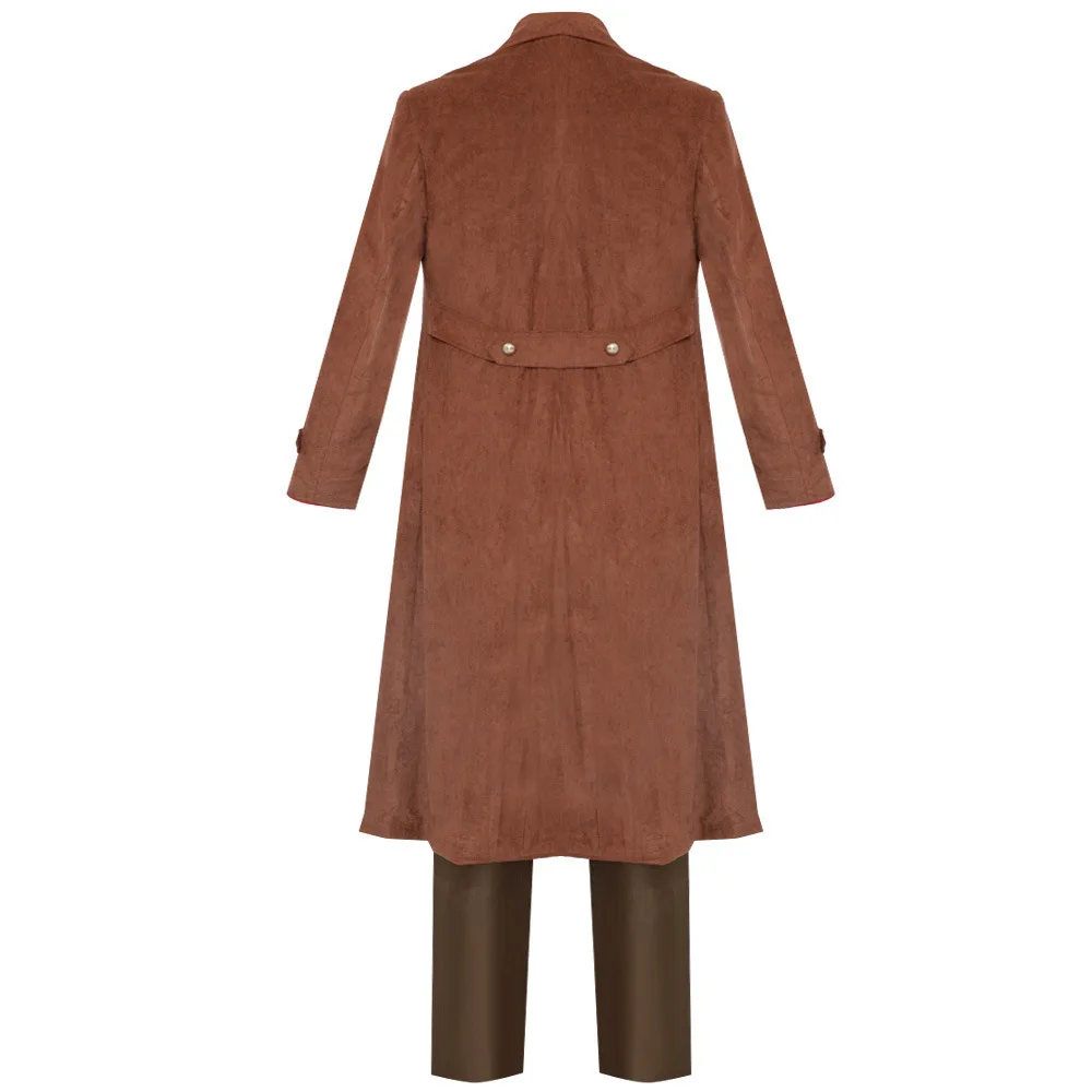 Rubeus Hagrid Cosplay Kostuum Uniform Pruik Baard Set Halloween Carnaval Hagrid Outfit voor Mannen