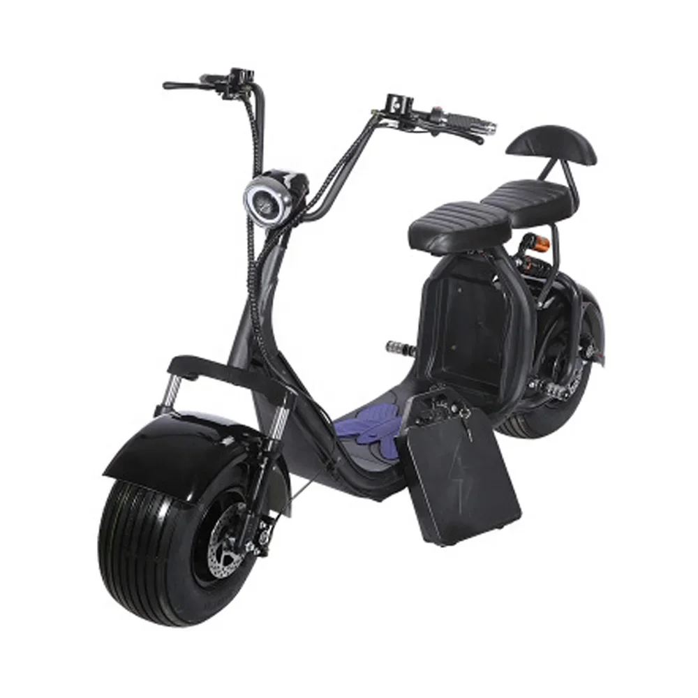 SoverSky Fat Tire Electric Bicycle 1500w Motorcycle Lithium Battery Citycoco Scooter 2 seat Ebike US warehouse SL01