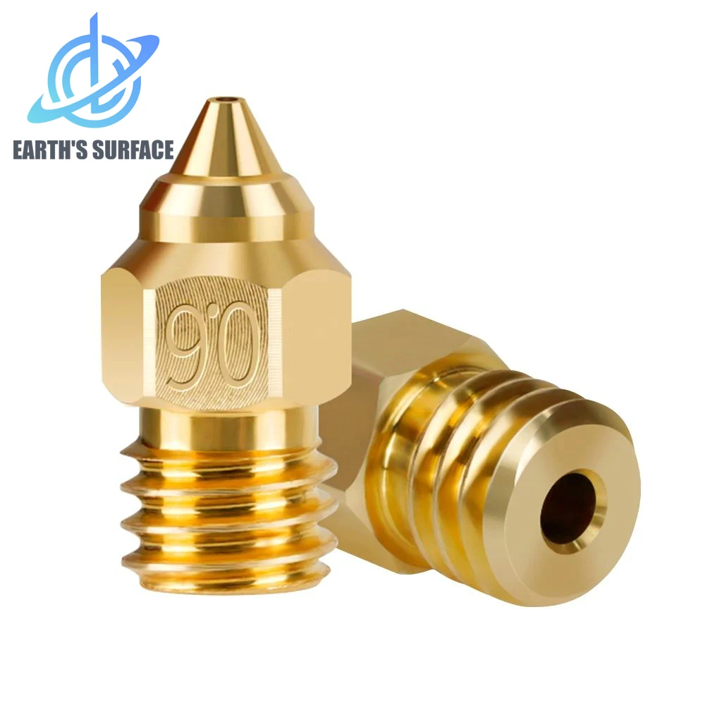 

DB-3D Printer Parts 5/10PCS CR-6 SE Brass Nozzle For Ender 3 S1 Ender 3 Neo CR6 SE Ender3 CR10 3D Printer Hotend Accessories