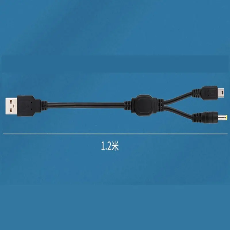 1pc Newest 2 in 1 USB Data Cable Charger Charging Cable Cord For PSP 2000 3000 Gaming Accessories