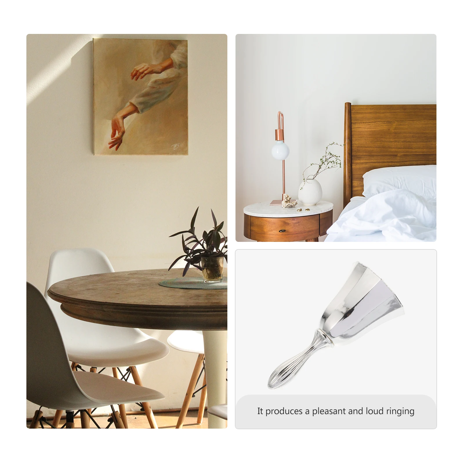 

1pc Service Hand For Bar Restaurant Table Desk Zine-Alloy Vintage Call Manual Archaize Customer Alert Bell Pantry School