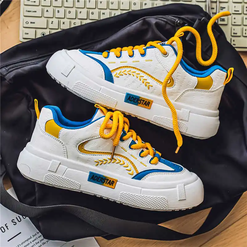 

Tennis Sole Legitimate Leather Sneakers Black Spring Skateboard Shoes Mens Black Tennis Men Sports Flatas Luxery