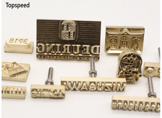 

5X10cm Copper Mold Brass Mould Customized Making With Back Pole