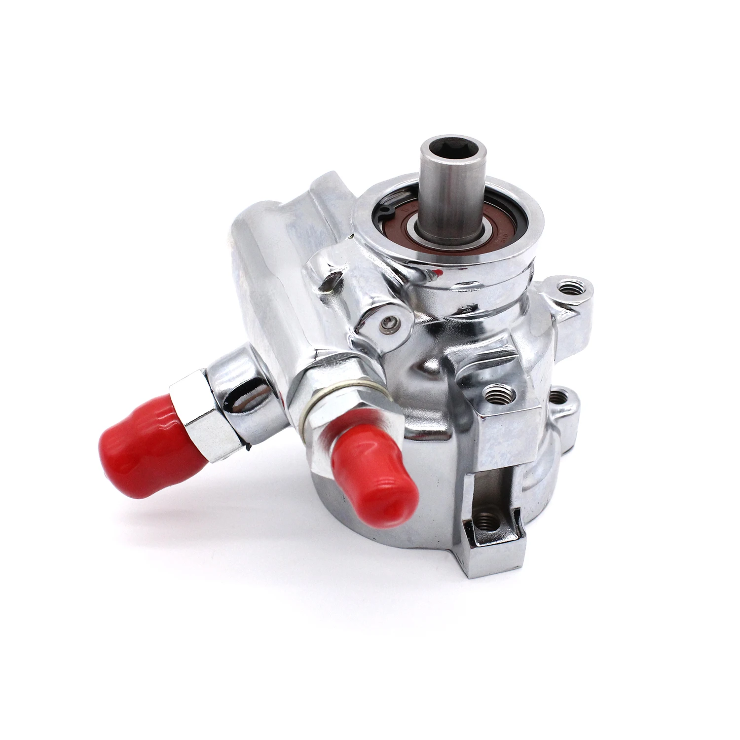 Bomba de direção hidráulica Chrome para Chevrolet GM Saginaw TC Tipo 2, Acessórios de substituição do carro, Novo, 1980-2001, 1Pc