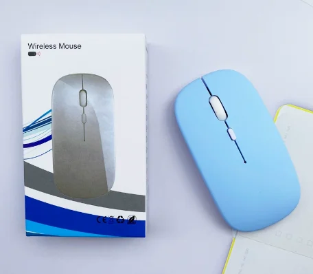 HTMCK Bluetooth-compatible Wireless Silent Mouse, Portable Computer Mice for Laptop, Tablet, Working & Gaming view 6