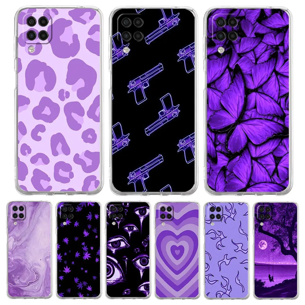 

infinity on Purple Phone Case For Samsung Galaxy A51 A71 A21S A12 A11 A31 A41 A01 A03S A22 A13 A33 A73 A53 A52 A32 5G A23 Cover