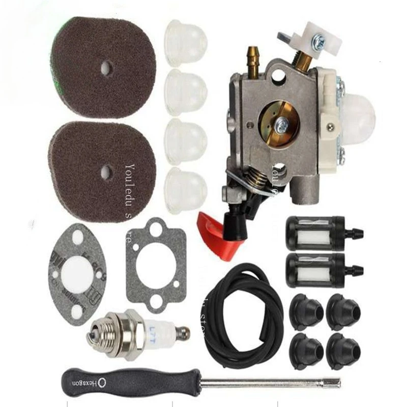 

Apply To Lawn Mower FS40 FS50 FS56 FS70 FC56 FC70 HT56 Carburetor, Air Filter, Screwdriver