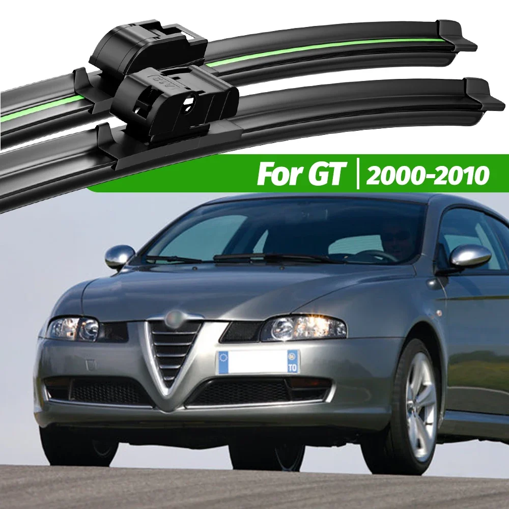 

For Alfa Romeo GT 2000-2010 2pcs Front Windshield Wiper Blades 2001 2002 2004 2006 2007 2008 2009 Windscreen Window Accessories