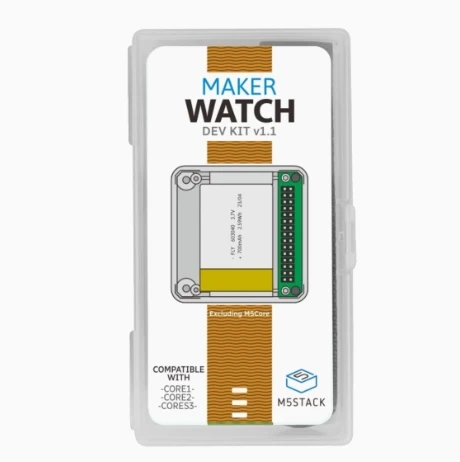 M5Stack M5Core WATCH v1.1 Smart wearable watch set 700mAh lithium battery