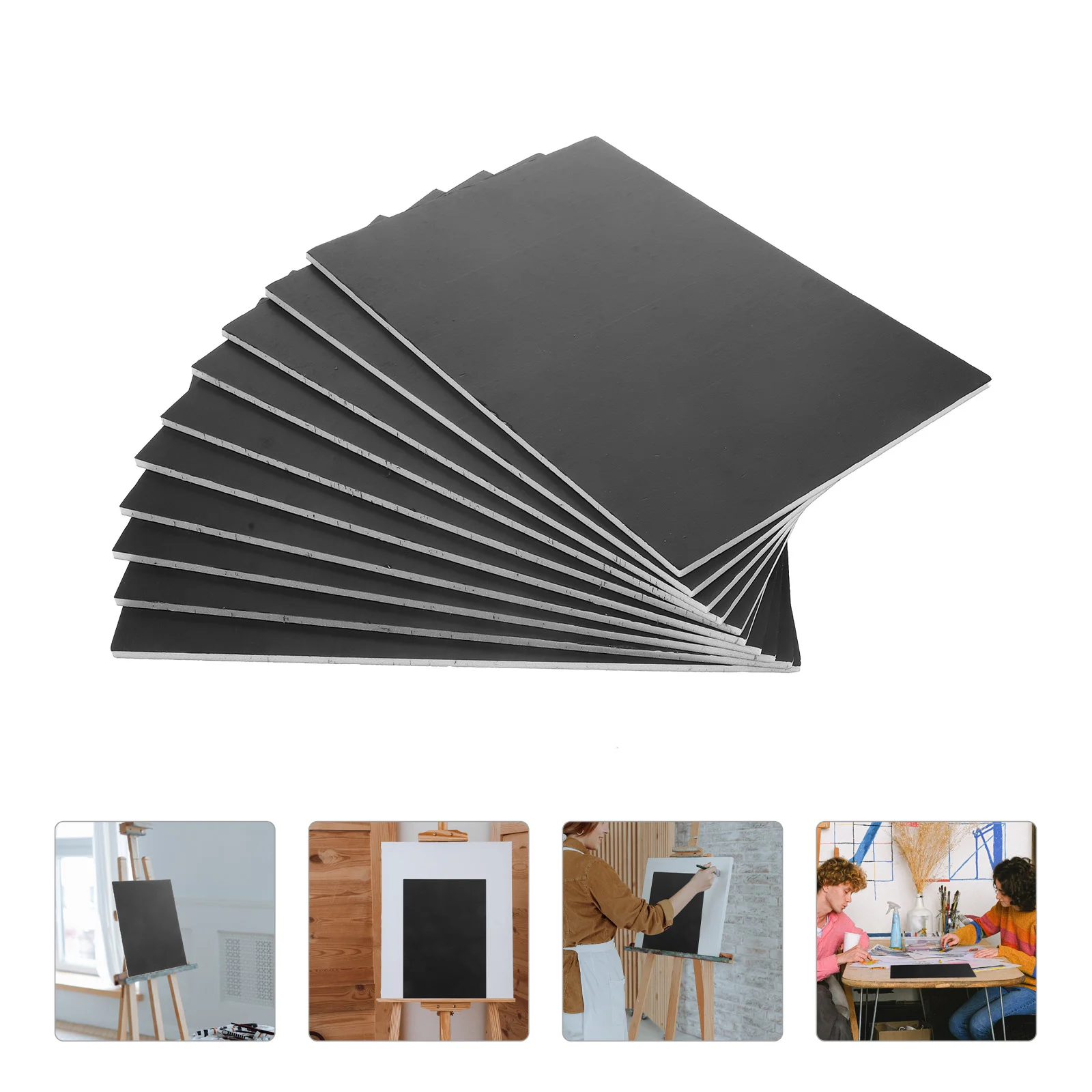 10pcs  A4 Foam Board Large Foam Board Blank Poster Board Project Foam Board Thick Crafts Foam Board small poster board