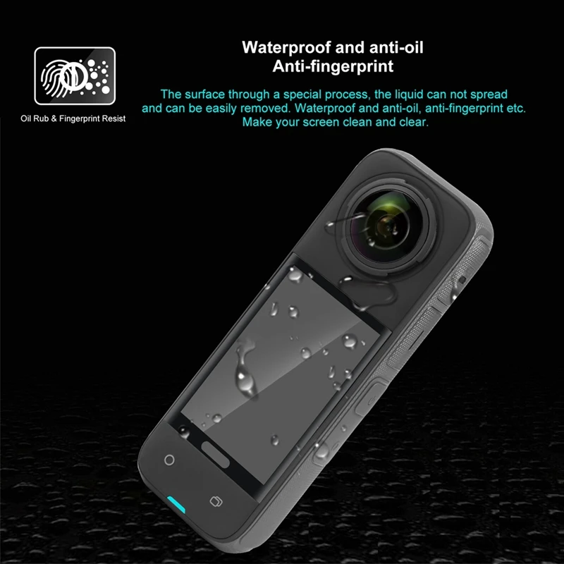 كاميرا رياضية فيلم مقسى ل Insta360 X4 HD فيلم مقسى 360 كاميرا رياضية بانورامية فيلم X4 ملحقات الكاميرا