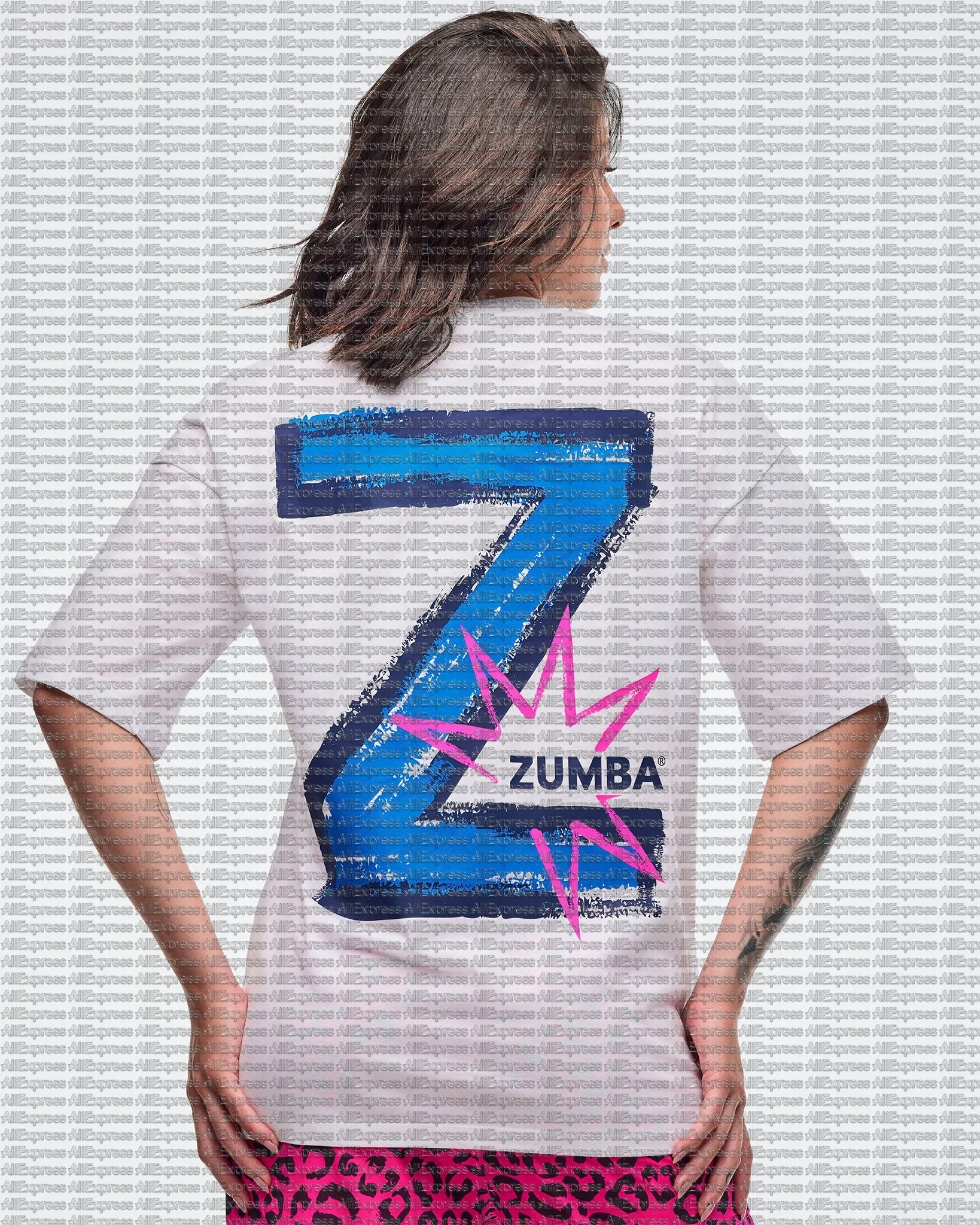 

Summer Fashion ZWN 3D Printing Fun Fitness Exercise Yoga Breathable Casual Street Wear Suitable for Home Loose T-shirt