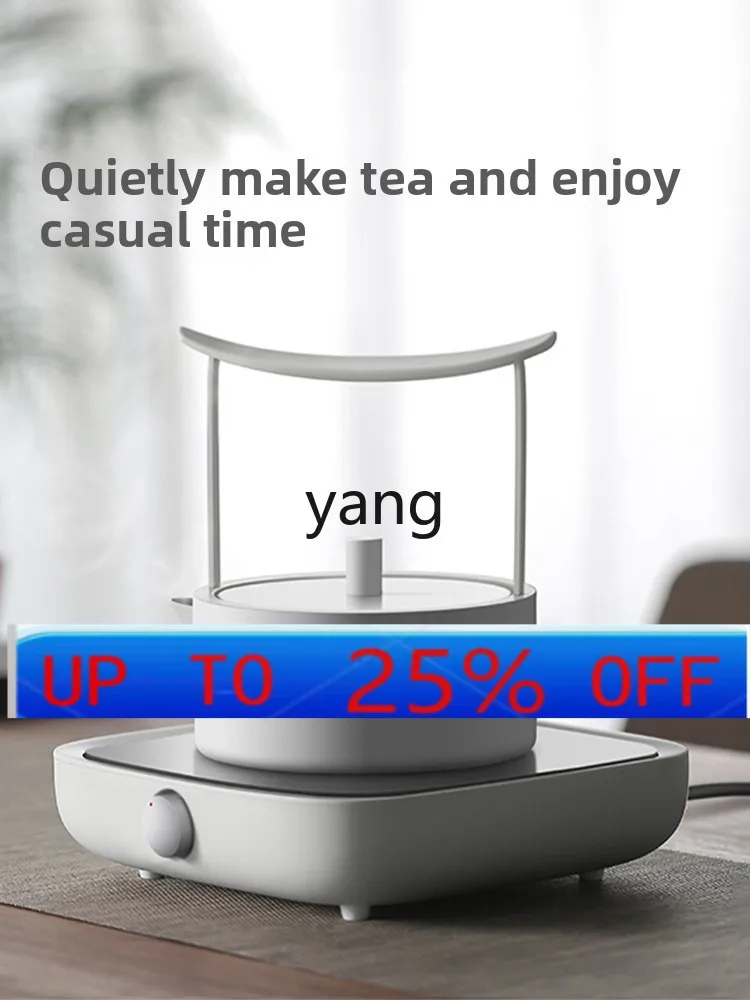 

lmm Household Electric Pottery Stove Tea Maker Office Silver Iron Pottery Pot