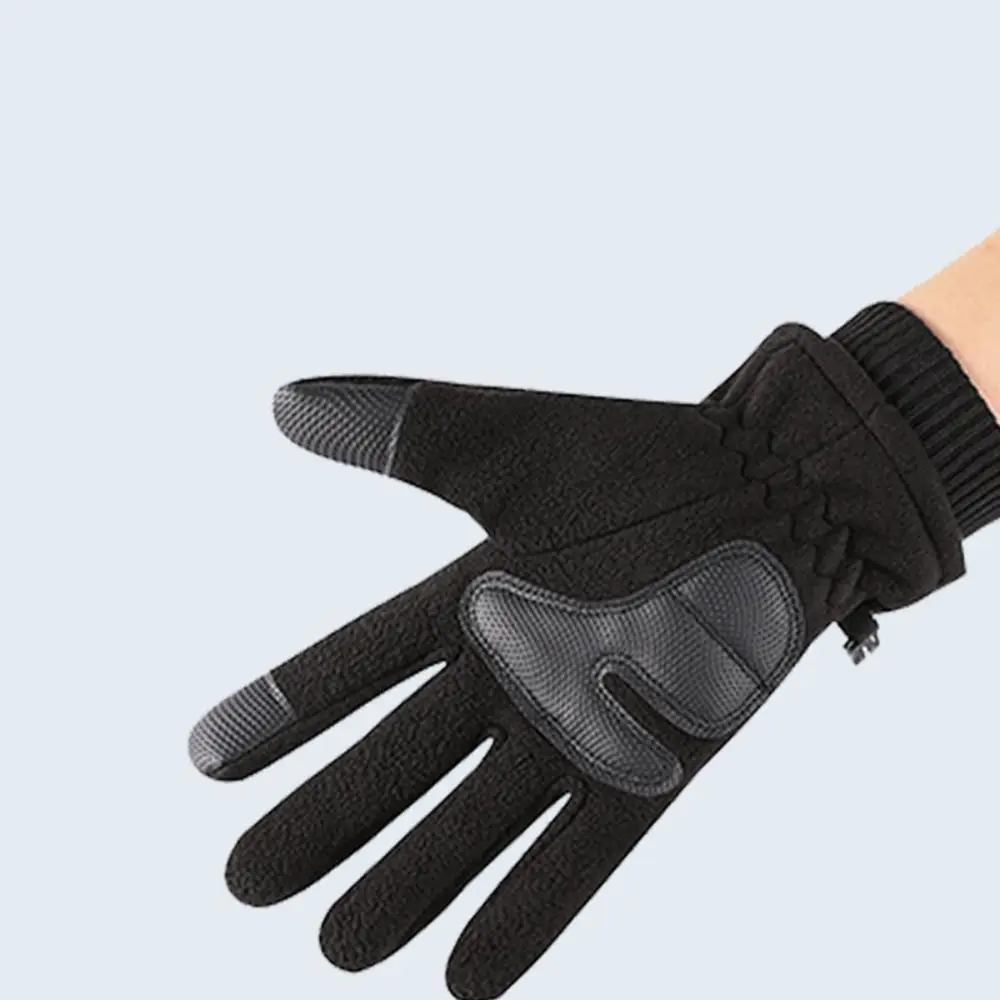 Elastic Keep Warm Fleece Gloves Korean Style Windproof Winter Warm Gloves Thicken Touch Screen Cycling Mittens Driving