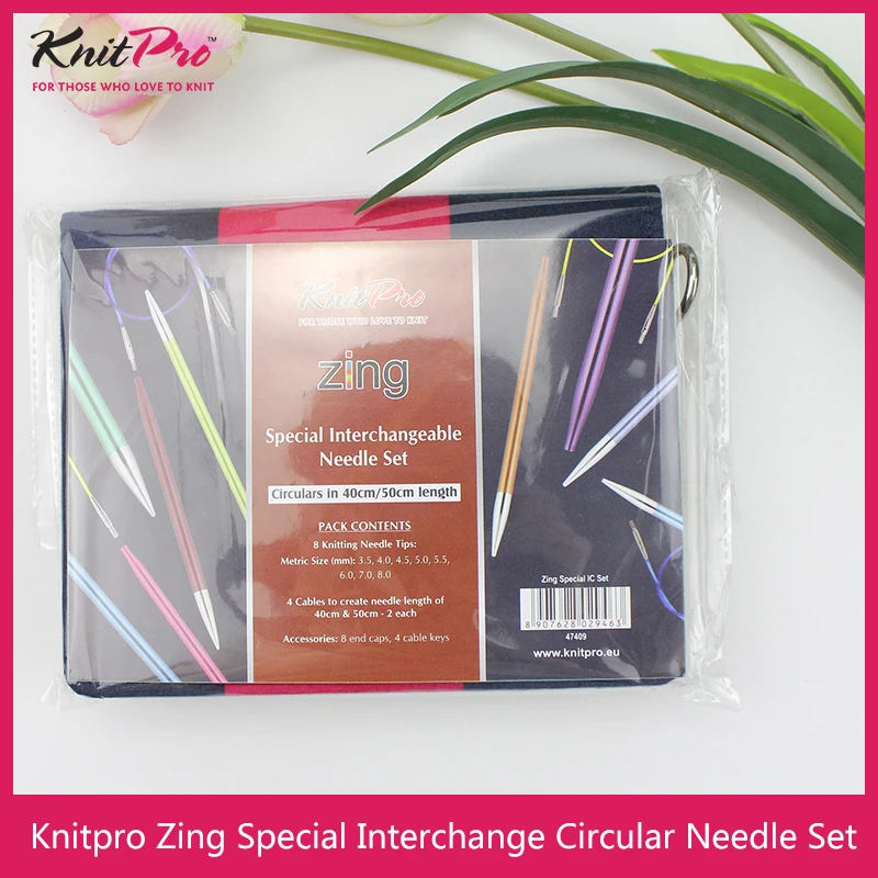 Knitpro Zing Special (9.5cm) Set di ferri da maglia circolari intercambiabili spedizione gratuita