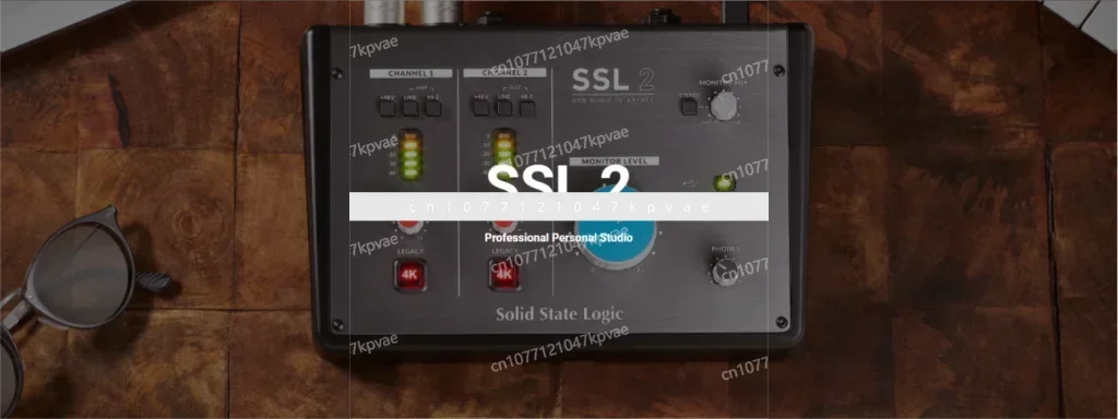 State Logic SSL2 2-In / 2-Out Audio Interface 2 X SSL-designed Mic Preamps USB 2.0 Bus-powered Audio Interface Solid