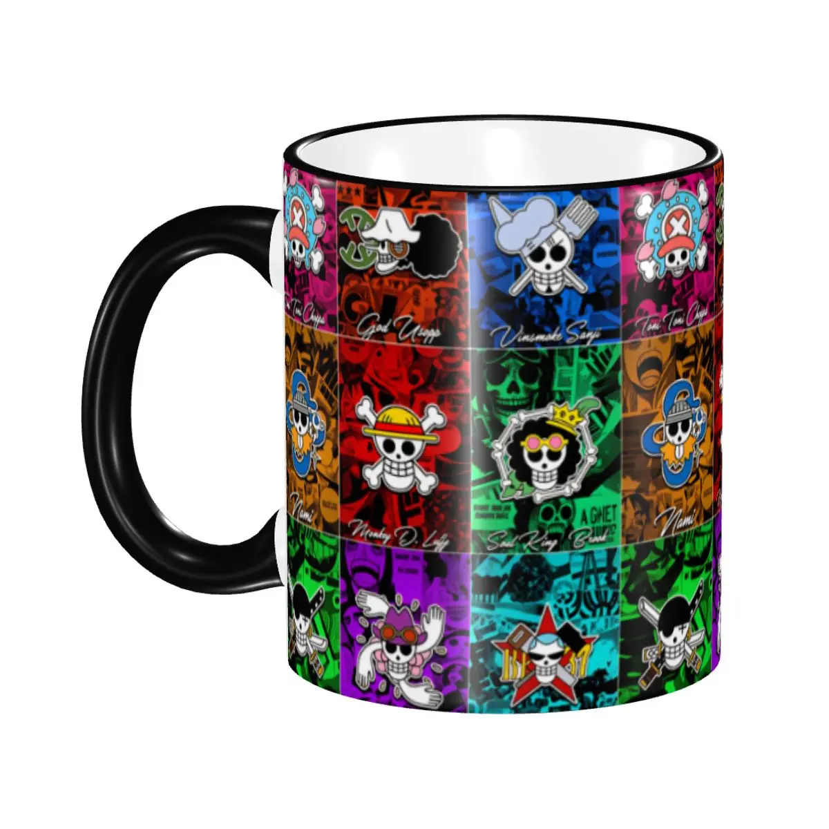 

Customized One P-Pieces Mugs DIY Anime Classic Manga Movie Ceramic Milk Tea Coffee Cups