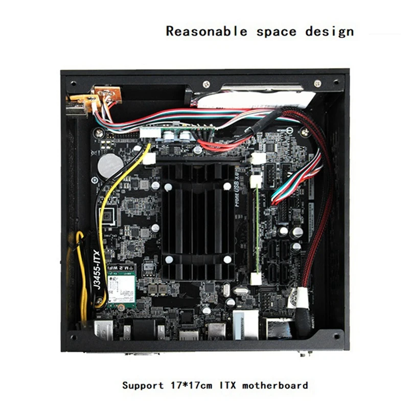 Mini ITX Computer Case Chassis Aluminum HTPC Mini ITX DIY PC Cases A01 Chassis HTPC Horizontal Computer