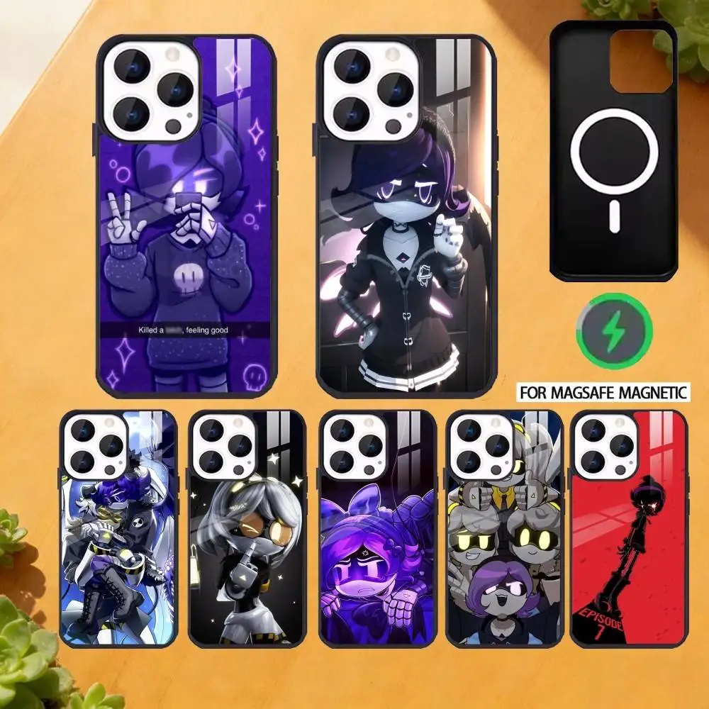 

M-Murder UZI Drones Phone Case For iPhone 17 16 15 14 13 12 Pro Max Plus for Magsafe Mirror Wireless Magnetic Cover