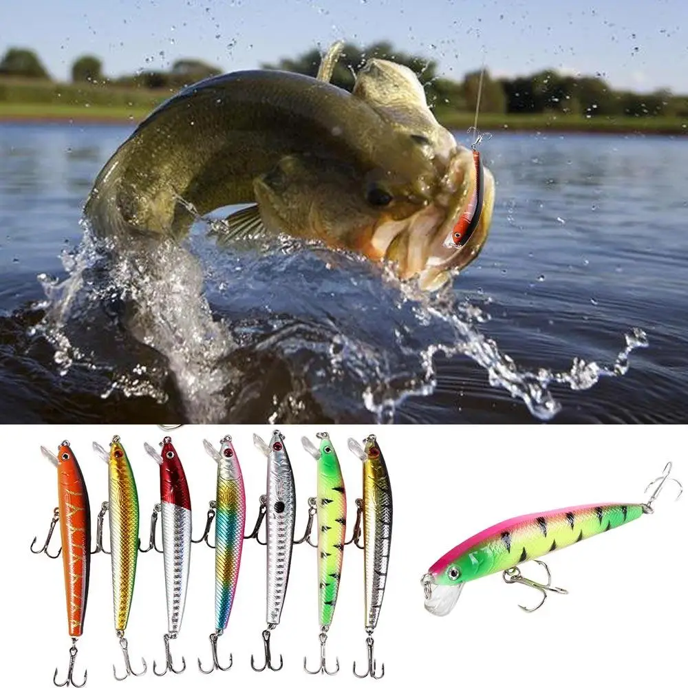 Wobbler Fish 10cm Mino Floating Minnow Fishing Lure Long Throw Hard Fishing Bait Artificial Bait Luya Flying Bait Flying Bait