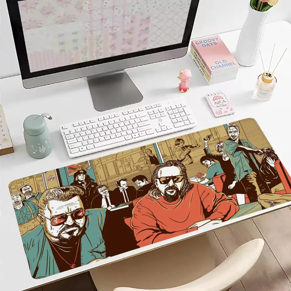 

Хит продаж: Коврик для мыши B_Big L_Lebowski, большой размер, для игр и офиса, подходит для любителей абстрактных игр, резиновый, нескользящий