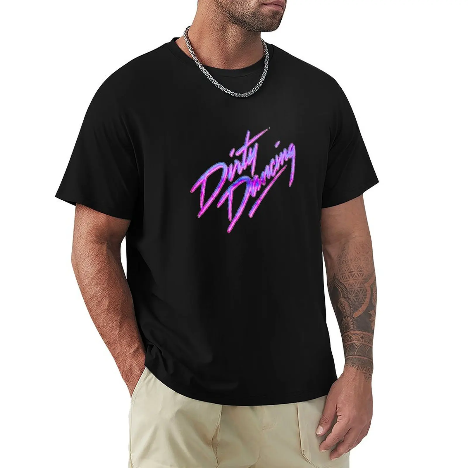 Dirty dancing logo T-Shirt mens graphic t shirts T-Shirt