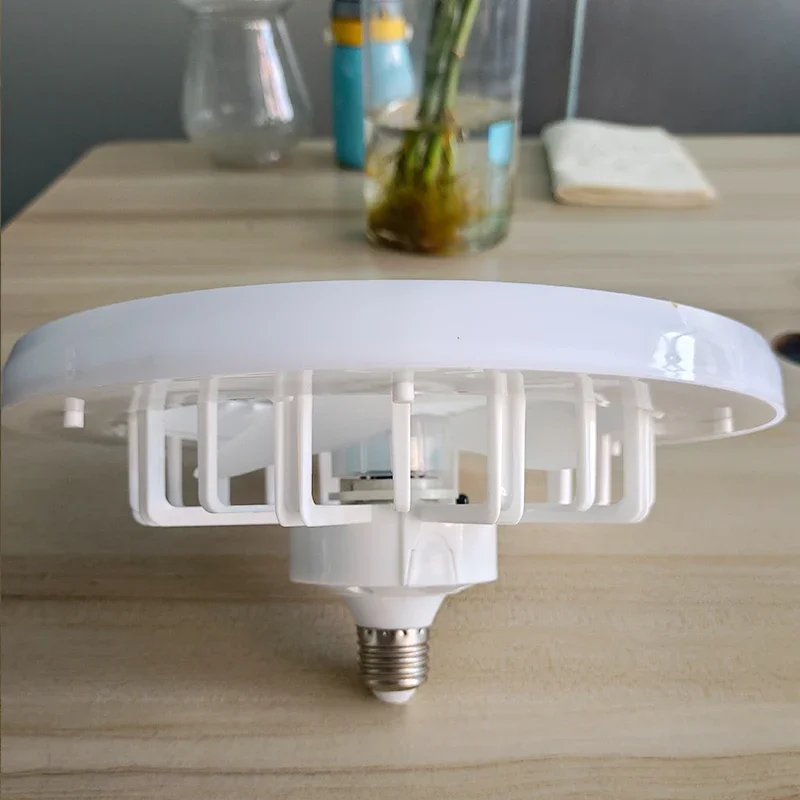 Plafonnier LED circulaire avec ventilateur intégré, design moderne simpliste, protection des yeux, luminaire décoratif de plafond, idéal pour une chambre à coucher ou une cuisine