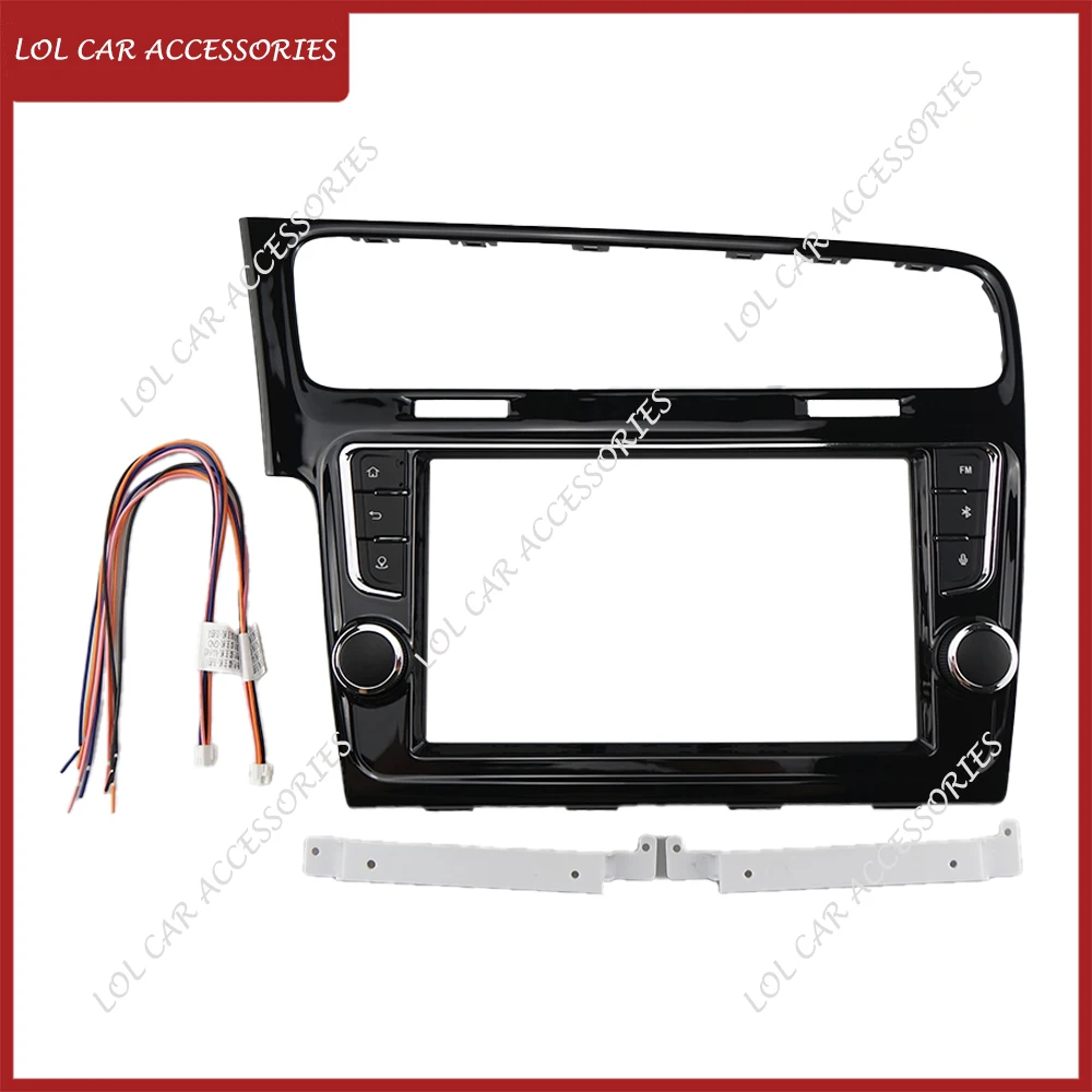 9 Inch For VW Volkswagen Golf 7 2014-2020 Car Radio Stereo Android GPS MP5 Player 2 Din Head Unit Fascia Dash Frame Cover