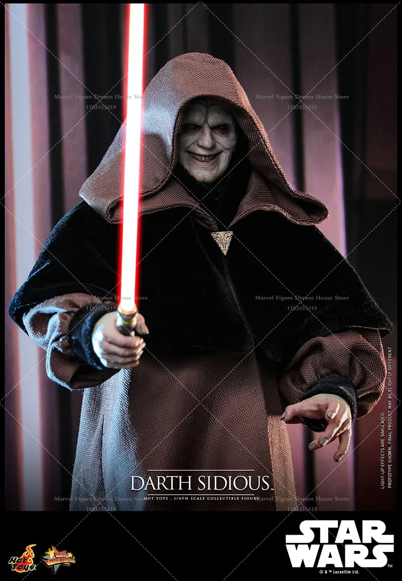 In Voorraad HOTTOYS MMS745 1/6 Schaal Star Wars Darth Sidious Galactic Empire Tyrant 12-inch Volledige Set Action Figure Mannelijke soldaat