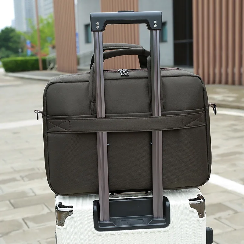 Men's Computer Bag Hand Bag Large Capacity 15.6 inch Computer for Travel Work Conference Office Bag