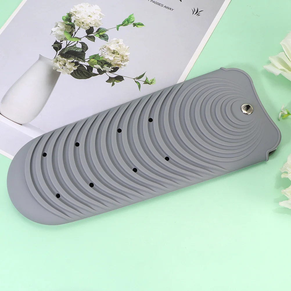 

Silicone Hair Straightener Holder Heat Resistant Travel Case Large Capacity Curling Iron Storage Organizer Hair Tools Travel Bag