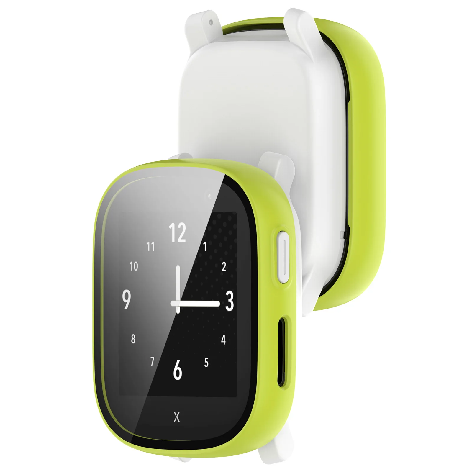 Osłona na twardą krawędź pełnoekranowa szklana folia ochronna obudowa do klawiatury dla Xplora X6 Play Kids Smart Watch etui ochronne akcesoria