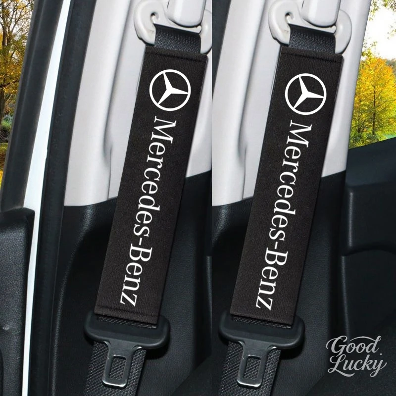 

Car Headrest Neck Pillow Seat Belt Shoulder Pad protection Cover For Mercedes Benz A C E S G Class GLC CLE CLA GLB GLS W177