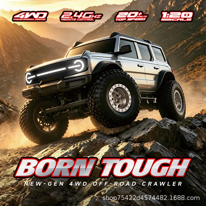 HB 1:20 Scale E201/E202 Remote Control High Speed 4WD Off-Road Vehicle Tough Wild Climbing Pickup Truck RC Cars Toys Gift