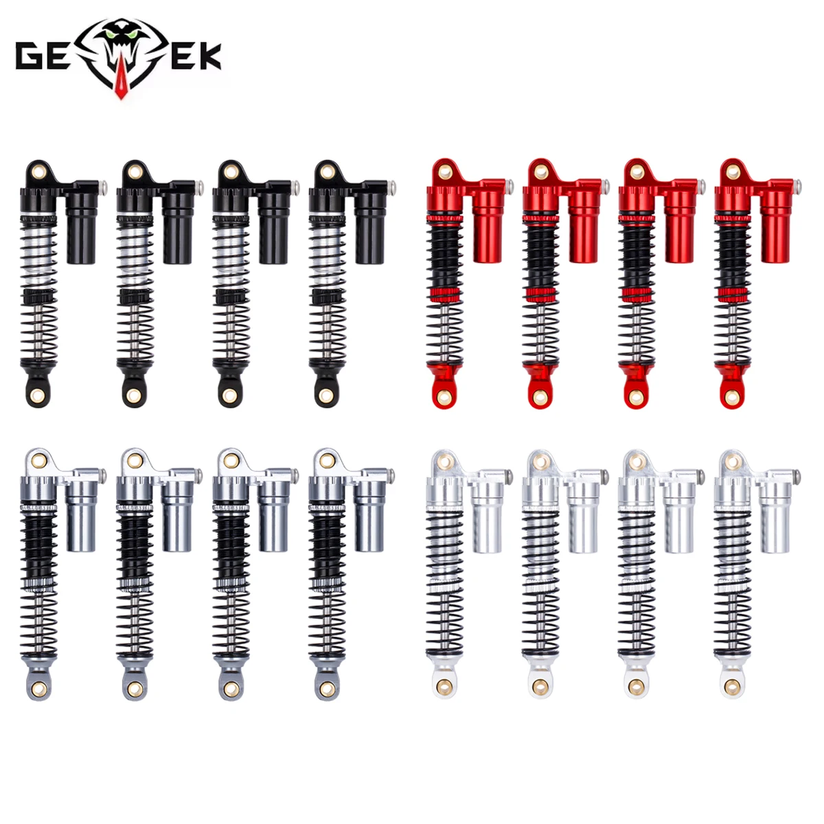 

Амортизаторы из алюминиевого сплава, масляный демпфер для 1/18 RC гусеничного автомобиля TRX4M TRX-4M Bronco Defender, детали для обновления «сделай сам»