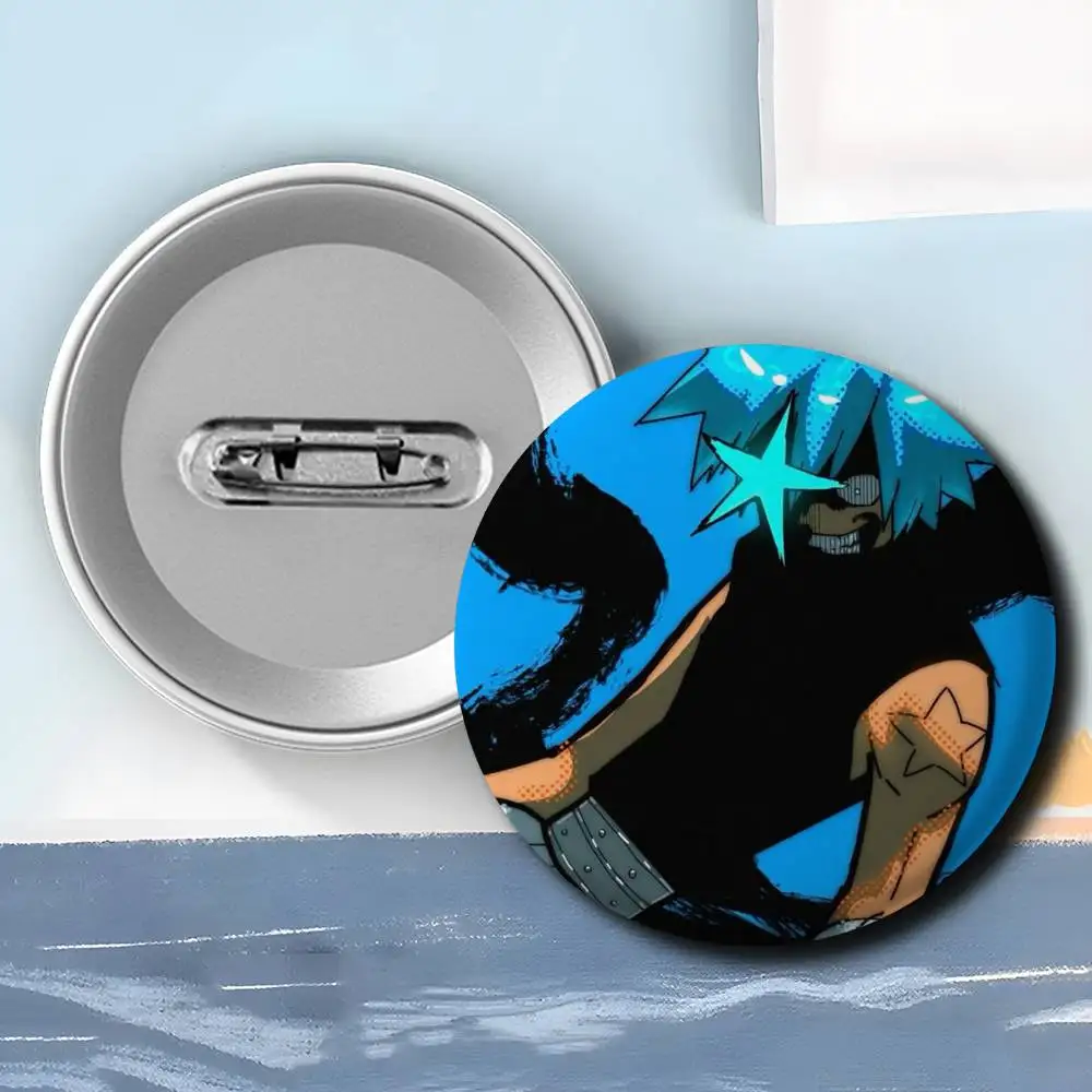 S-Soul Eater Anime Badges Round Exquisite Badge Brooches Creative Pins For Clothes Hat Backpack Gift Accessories