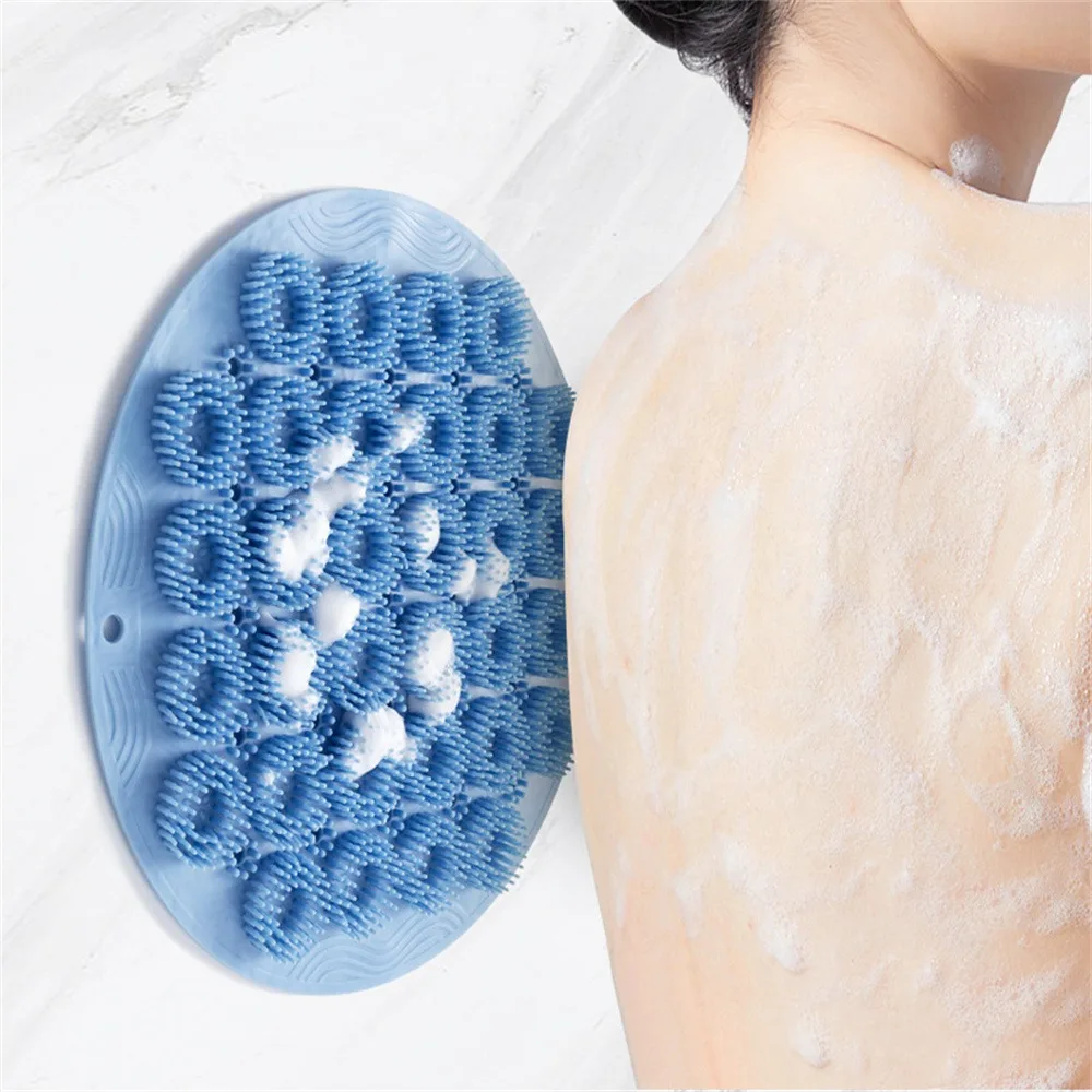 Back Scrubber Efficient Cleaning Ergonomic Design Wall Massage Brush Bath Accessories Scrubbing Artifact Ease Of Use Convenient