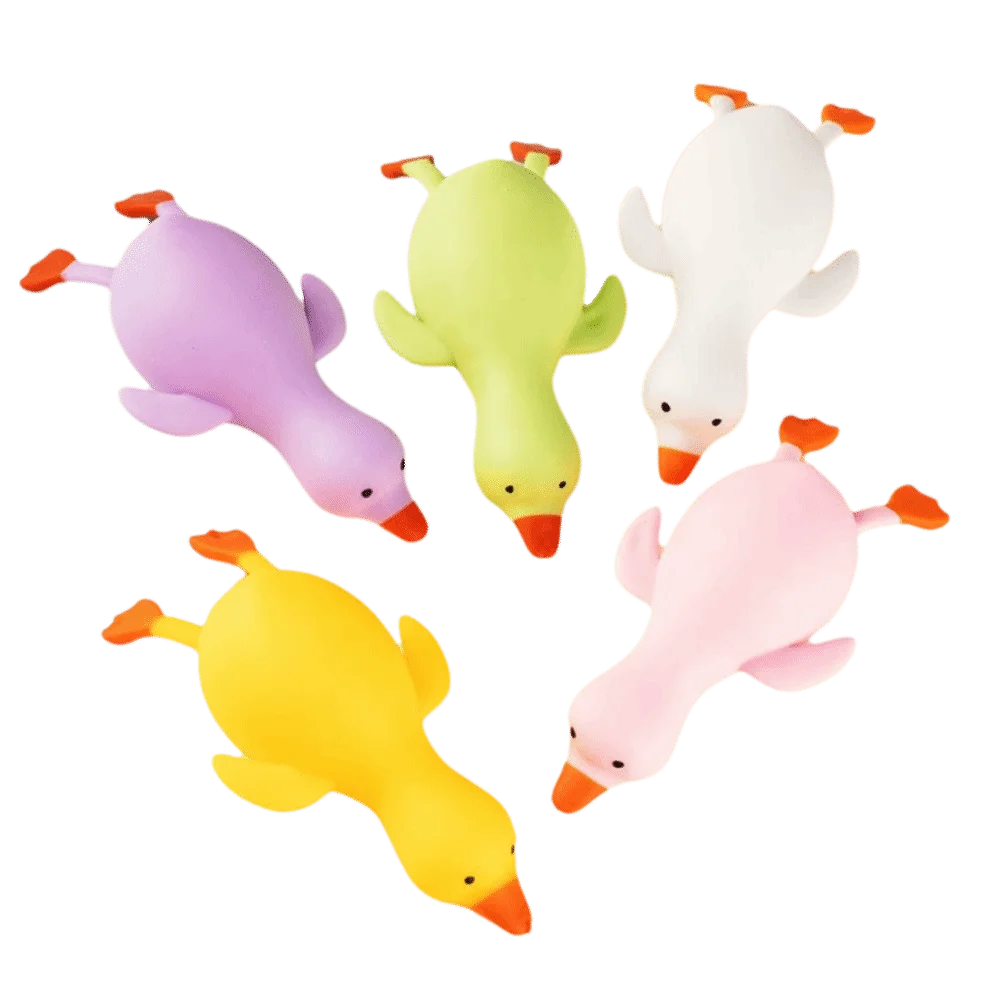 Colorful Duck Pinch Le Transformable Squishy Texture Duck Vent Toys Stretch Function Fun Design Duck Sensory Toys Vent Toys