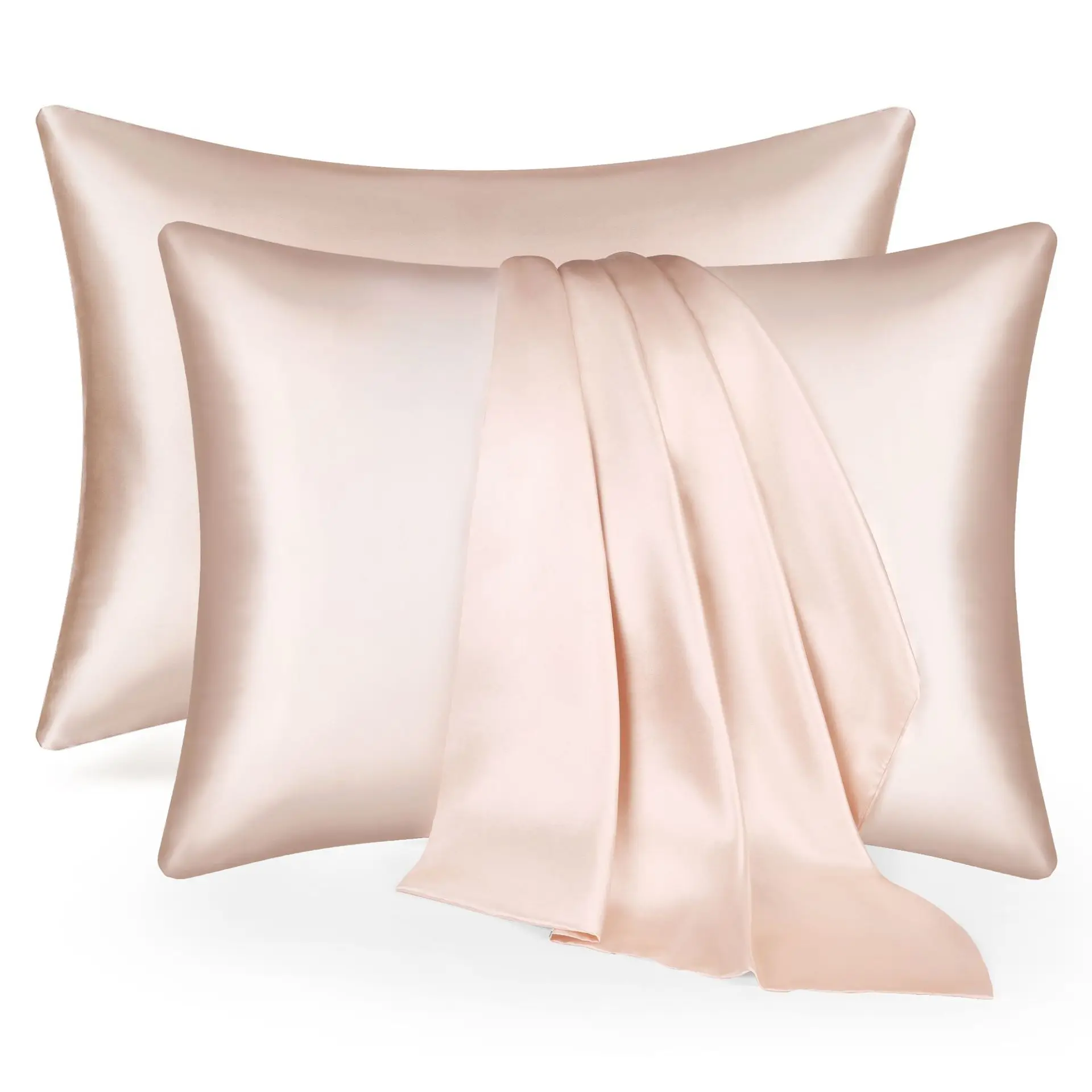 

Envelope Pillowcase 2pcs Satin for Skin and Hair Satin Pillow Cases Soft Breathable Smooth Cooling Pillow Covers for Sleeping