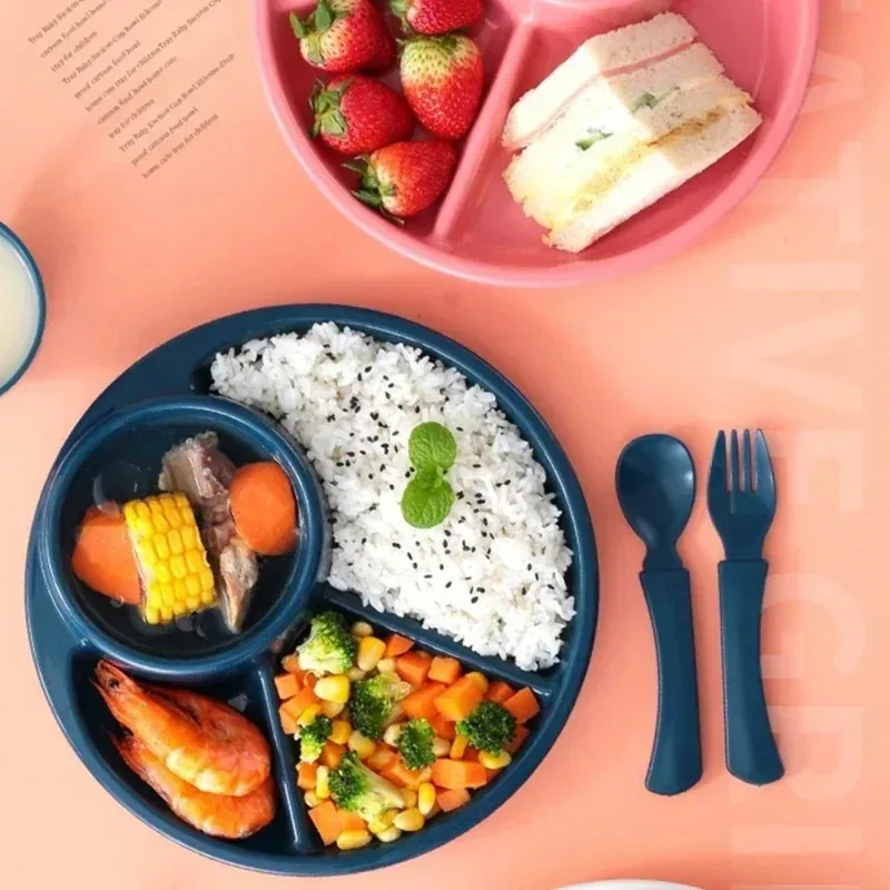 

TOPLIVING Compartment Design Bariatric Plate Weight Management Nutrition Control Divided Plate Durable Portion Plate Healthy Eat