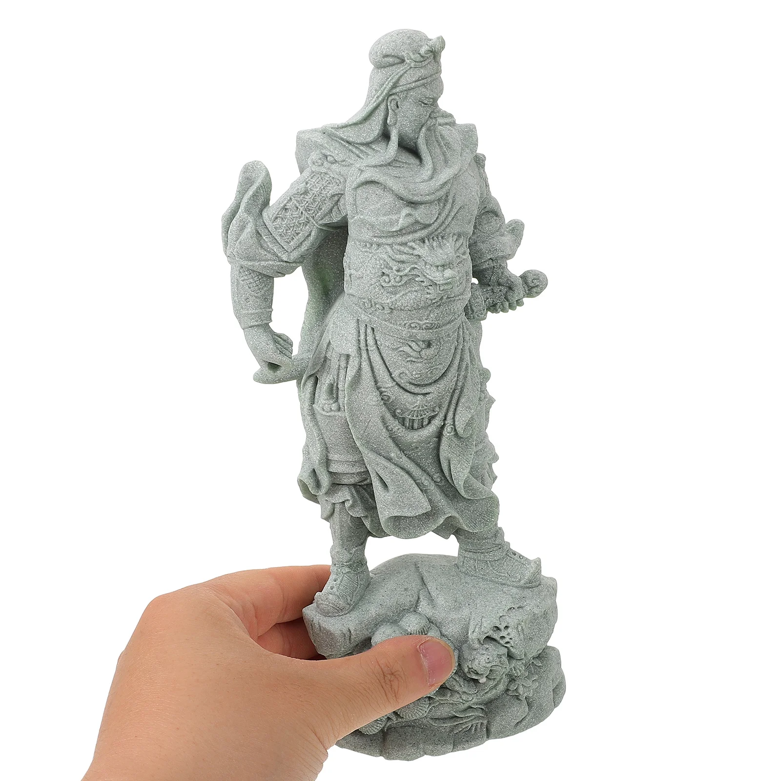 

Ornament Statue Large Garden for Statues Chinese Home Decor Stone Sculpture Decoration Guan Gong