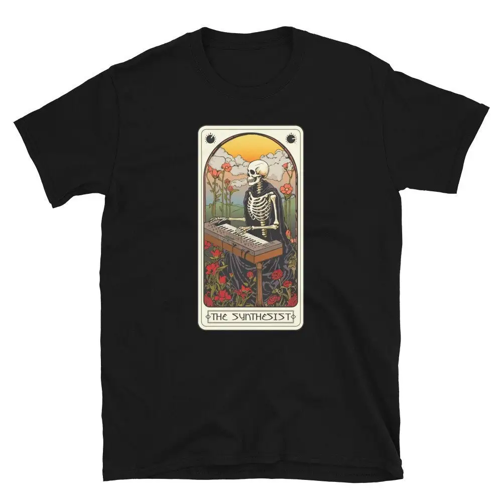 Synthesizer Tarot Card For Electronic Musician And Synth Player T Shirt